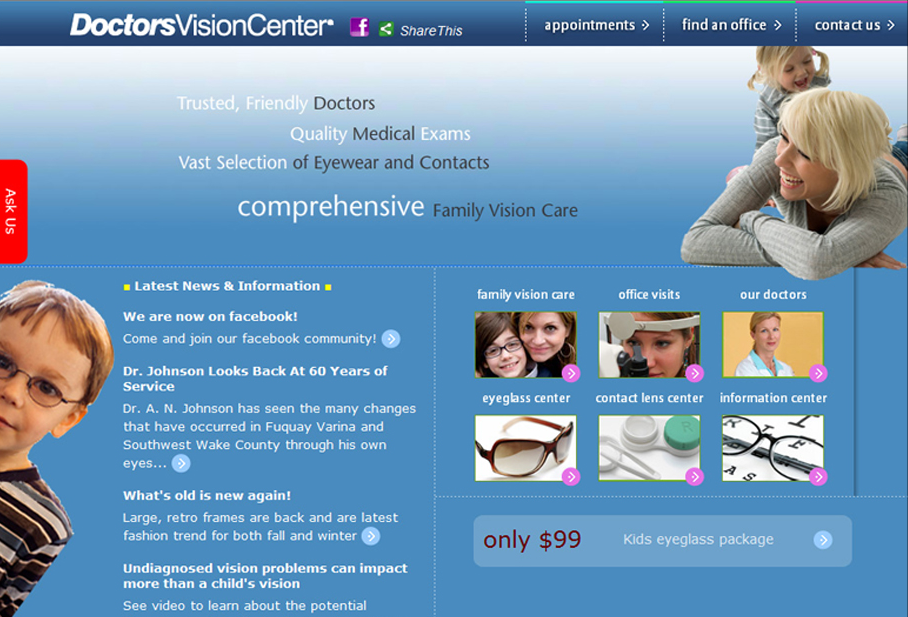 Doctor Vision Web Site